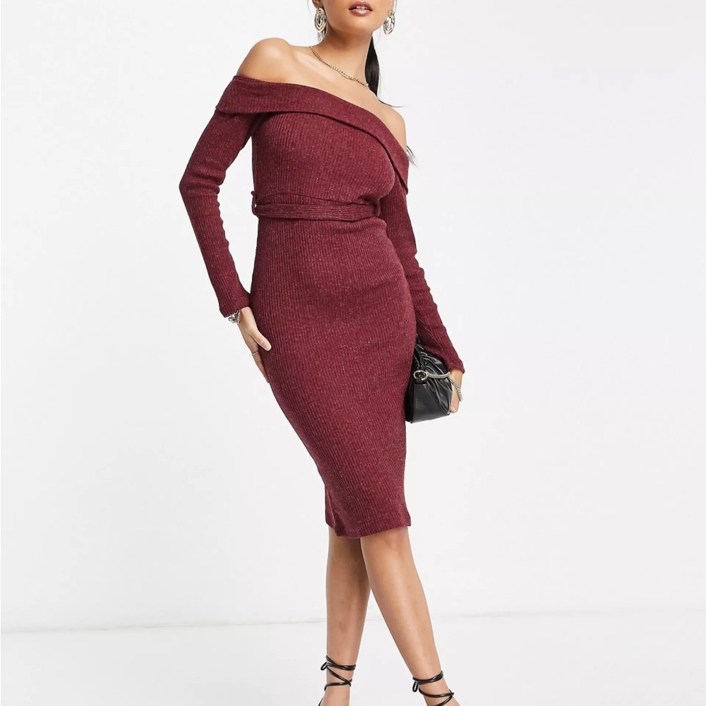 Dress by Trendyol in burgundy.